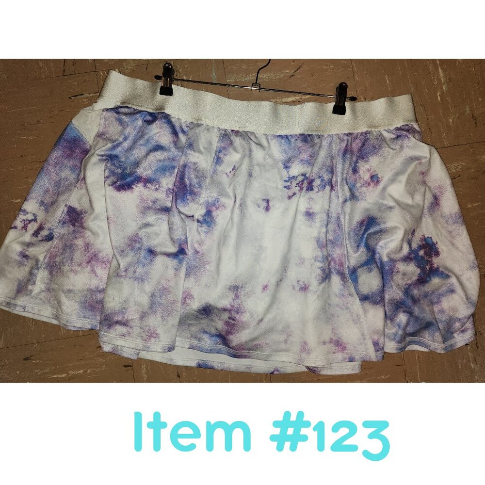 Tek Gear Tie Dye print stretchy skirt 3x